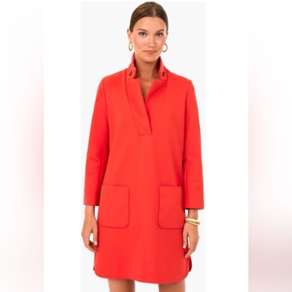 Tuckernuck Ponte Emerson Dress - Poppy Red ❣️
